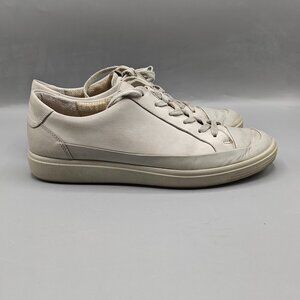 Ecco Shoes Womens 10-10.5 Monochromatic Cap Toe Sneakers Flats